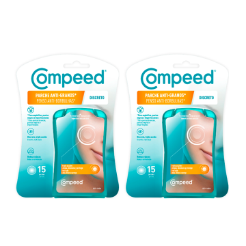 Compeed Duplo Anti-Granos Discreto , 2 x 15 unidades