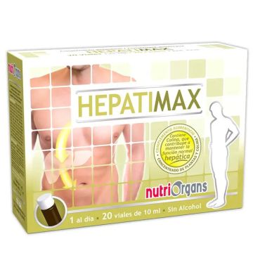 Tongil Nutriorgans Hepatimax  20 viales x 10 ml