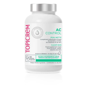 Topicrem Ac Control Piel Limpia, 60 cápsulas