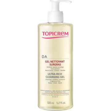 Topicrem Gel Limpiador sobreengrasante 500 ml