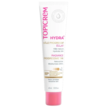 Topicrem Hydra+ Bronceado Progresivo, 40ml