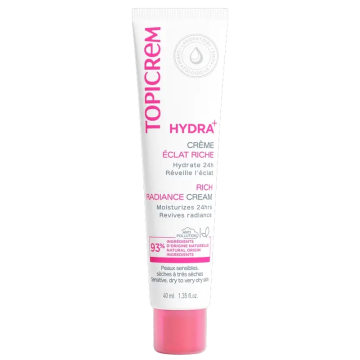 Topicrem Hydra+ Crema Hidratante Iluminadora Rica 40 ml