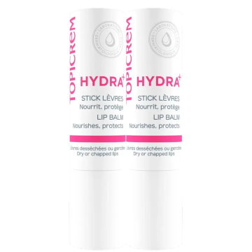Topicrem Hydra+ Pack Dúo Bálsamo Labial Ultra-Hidratante 4 G 2ª Ud 50 %