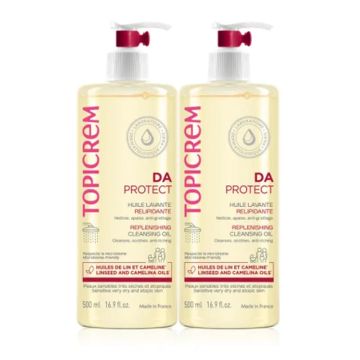 Topicrem Duplo Da Protect Aceite Limpiador Relipidizante, 2x500 ml