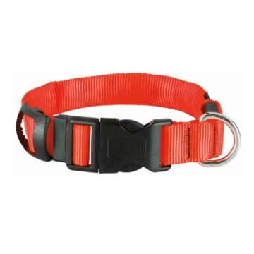 Trixie Collar Con Luz Naranja M-L 40-55Cmx25Mm