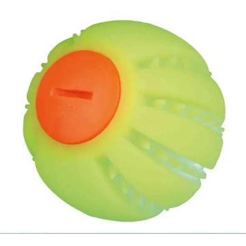 Trixie Pelota Silicona Luz Usb Amarillo, 6Cm