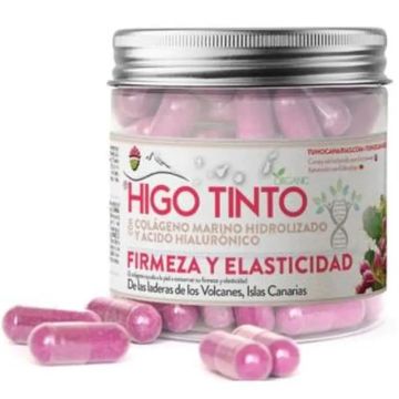 Tuno Canarias Higo Tinto Con Colageno Y Acido Hialuronico 90 Cápsulas