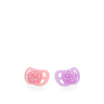 Twistshake Chupete Rosa Y Morado 0-6M , 2 unidades