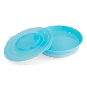 Twistshake Plato Azul 6+M