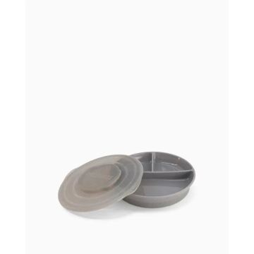 Twistshake Plato Dividido Gris 6+M