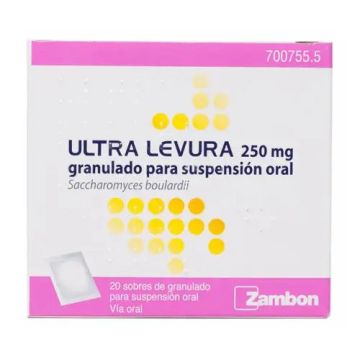 Ultra levura 250 mg 20 Sobres