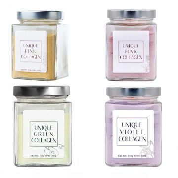 Unique Pink Yellow, Violet, Green & Pink suplemento Nutricional, Pack4x300gramos