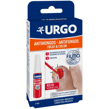 Urgo Anti-hongos Treat & Color Filmogel Rojo Frasco 4 ml