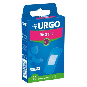 Urgo Primeros Auxilios Discreet - 20 Apósitos, 20 unidades