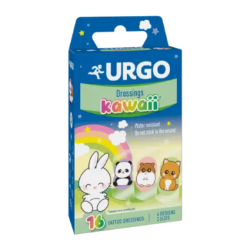 Urgo Primeros Auxilios Kawaii - 16 Apósitos, 16 unidades