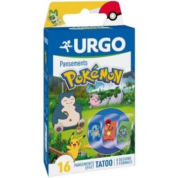 Urgo Primeros Auxilios Pokemon - 16 Apósitos, 16 unidades