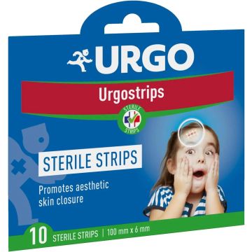 Urgo Tiras Esterilizadas Precortadas, 100 X 6Mm