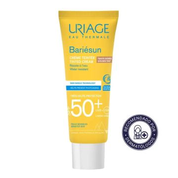 Uriage Bariésun Crema Mineral Compacta SPF 50+ Color Dorado 10 gr