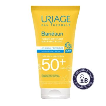 Uriage Bariésun Fluido Matificante SPF 50+ Piel Acnéica 50 ml