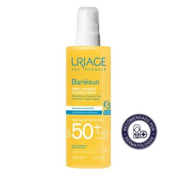 Uriage Bariésun Spray Sin Perfume SPF 50+ 200 ml
