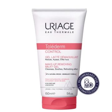Uriage Toléderm Control Gel-Leche Desmaquillante 150Ml