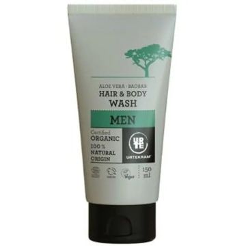 Urtekram Champu Gel Aloe-Baobab Men 150Ml. Eco Vegan