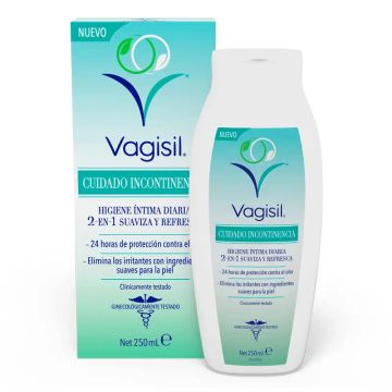 Vagisil Cuidado Incontinencia Higiene Íntima 2 En 1 250 ml