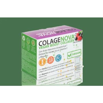 Vaminter Colagenova Vegan Boost Frutos Del Bosque, 21 Sobres