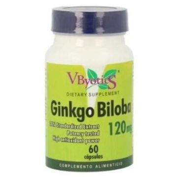 Vbyotics Ginkgo Biloba 120Mg. 60 Cápsulas