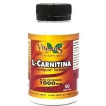 Vbyotics L-Carnitina Carnipure 1000Mg. 50 Cápsulas