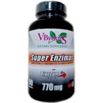 Vbyotics Superenzimas Con Digeszyme 90 Cápsulas
