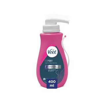 Veet Expert Crema Depilatoria Mujer Cuerpo y Piernas, 400 ml