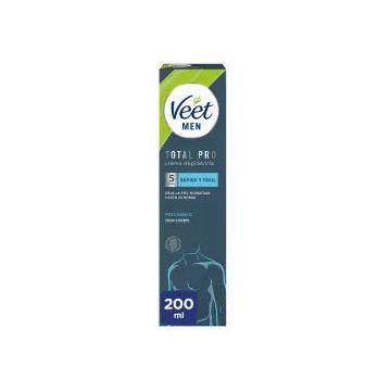 Veet Men Crema Depilatoria Piel Sensible, 200 ml