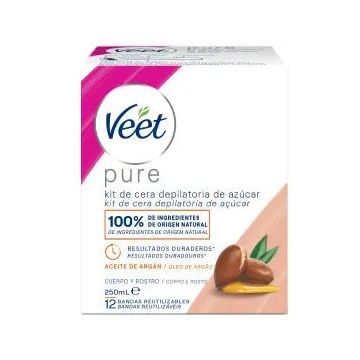 Veet Pure Cera Caliente, 250Ml