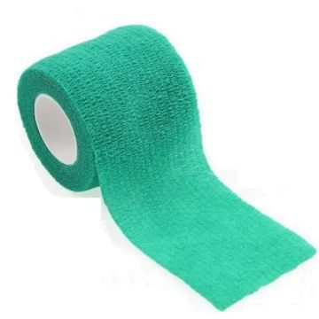 Venda Cohesiva Strap Band Verde 10Cmx4,5M, 1Ud