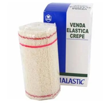 VENDA ELÁSTICA CREPE FARMALASTIC 4 X 7 CM