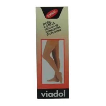 Viadol Media Larga Normal Beige Talla Grande