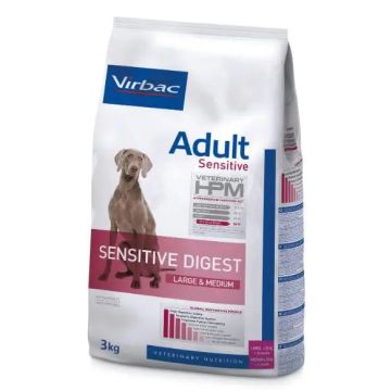 Virbac Hpm Canine Sensitive Digest Large Med. 12Kg, pienso para perros