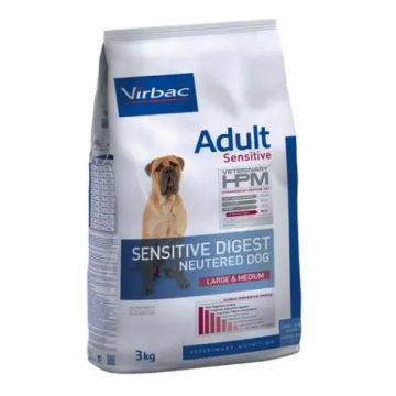 Virbac Hpm Canine Sensitive Digest Neutered Large Med. 3Kg, pienso para perros