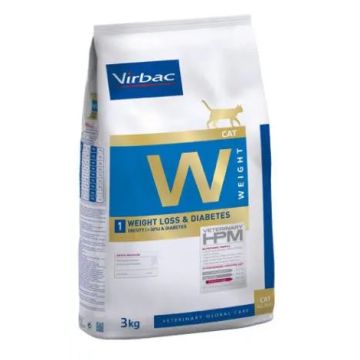 Virbac Hpm Feline Weight Loss Diabetes W1 3Kg, pienso para gatos