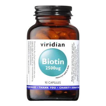 Viridian Biotina 2500Ug 90Cap.Veg.