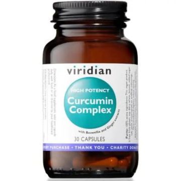 Viridian Curcumina Complex Alta Potencia 30Cap.Veg.