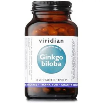 Viridian Ginkgo Biloba Ext. Estandarizado De Hoja 60Cap.Veg