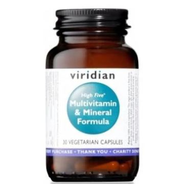 Viridian High Five Formula Multivit Y Minerales 30Cap.Veg.
