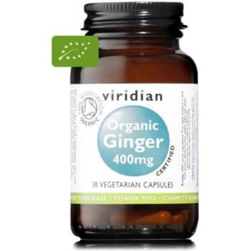 Viridian Jengibre Raiz 400Mg. 30Cap.Veg.