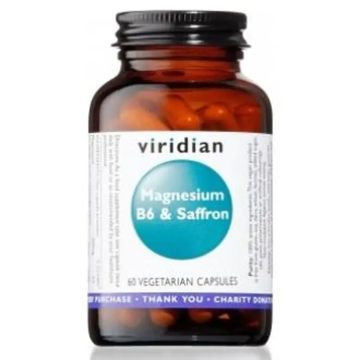 Viridian Magnesio+B6+Azafran 60Cap.Veg.