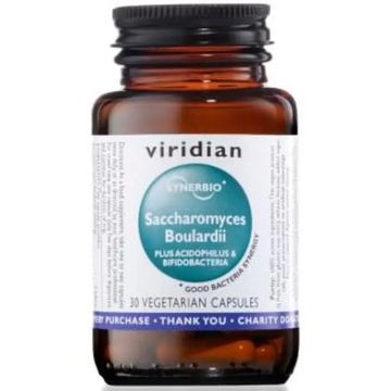 Viridian Synerbio Saccharomyces Boulardi 30Cap.Veg.