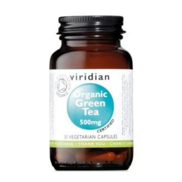 Viridian Te Verde Organico 500Mg 30Vcap.