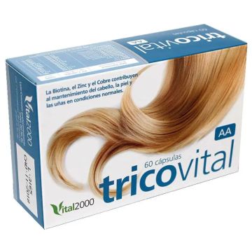 Vital 2000 Tricovital Aa, 60 Cápsulas
