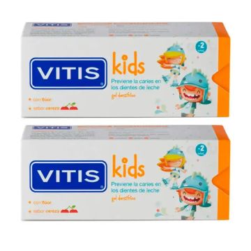 VITIS Kids Gel Dentífrico Pack 2 x 50 ml